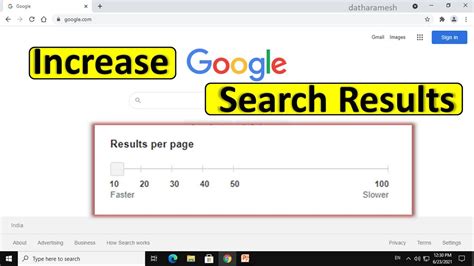 How to Increase Google Search Results Per Page .
